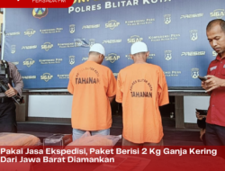 Pakai Jasa Ekspedisi, Paket Berisi 2 Kg Ganja Kering Dari Jawa Barat Diamankan