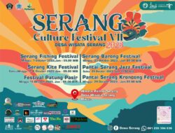 Kembangkan Ekonomi Melalui Jalur Wisata, Pemerintah Desa Serang Gelar Serang Culture Festival VII