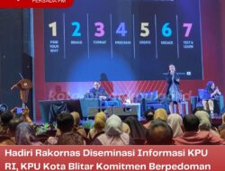 Hadiri Rakornas Diseminasi Informasi KPU RI, KPU Kota Blitar Komitmen Berpedoman PKPU dan UU Keterbukaan informasi Publik