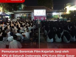 Pemutaran Serentak Film Kejarlah Janji oleh KPU di Seluruh Indonesia, KPU Kota Blitar Sasar Pondok Pesantren Nurul Ulum