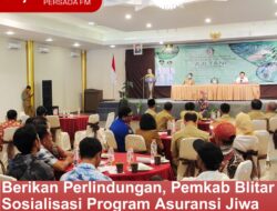 Berikan Perlindungan, Pemkab Blitar Sosialisasi Program Asuransi Jiwa Sedulur Tani