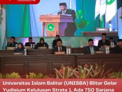 Universitas Islam Balitar (UNISBA) Blitar Gelar Yudisium Kelulusan Strata 1, Ada 750 Sarjana dari 7 Fakultas