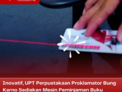 Inovatif, UPT Perpustakaan Proklamator Bung Karno Sediakan Mesin Peminjaman Buku Otomatis