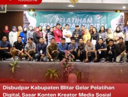 Disbudpar Kabupaten Blitar Gelar Pelatihan Digital, Sasar Konten Kreator Media Sosial Pelaku Wisata