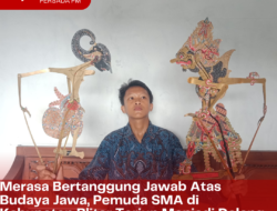Merasa Bertanggung Jawab Atas Budaya Jawa, Pemuda SMA di Kabupaten Blitar Terjun Menjadi Dalang Muda