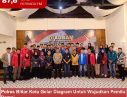 Polres Blitar Kota Gelar Diagram Untuk Wujudkan Pemilu Damai