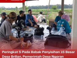 Peringkat 5 Pada Babak Penyisihan 15 Besar Desa Brilian, Pemerintah Desa Ngoran Optimis Sabet Juara 1