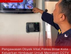Pengawasan Obyek Vital, Polres Blitar Kota Keluarkan Surat Himbauan Untuk Pasang CCTV Pada KPU dan Bawaslu