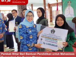 Pemkab Blitar Beri Bantuan Pendidikan untuk Mahasiswa Berprestasi dan Kurang Mampu