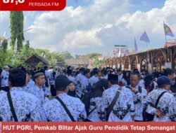HUT PGRI, Pemkab Blitar Ajak Guru Pendidik Tetap Semangat Lahirkan Generasi Unggul