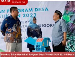 Pemkab Blitar Resmikan Program Desa Tematik PLN 2023 di Desa Jatinom Kanigoro