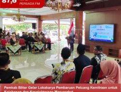 Pemkab Blitar Gelar Lokakarya Pembaruan Peluang Kemitraan untuk Ketahanan dan Kesejahteraan Masyarakat