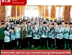 Transformasi Wujudkan Indonesia Maju, Pemkab Blitar Ajak Para Guru Pendidik Semangat Upgrade SDM