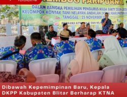 Dibawah Kepemimpinan Baru, Kepala DKPP Kabupaten Blitar Berharap KTNA Berkontribusi dalam Memajukan Pertanian