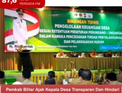Pemkab Blitar Ajak Kepala Desa Transparan Dan Hindari Penyalahgunaan Keuangan