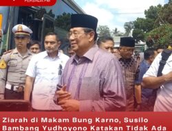 Ziarah di Makam Bung Karno, Susilo Bambang Yudhoyono Katakan Tidak Ada Kepentingan Politik