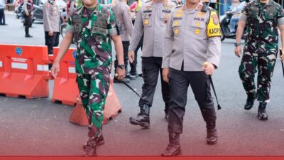 Polres Blitar Kota Turunkan Ratusan Personel dalam Pengamanan VVIP Kunjungan SBY