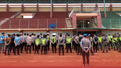 Polres Blitar Kota Kerahkan 151 Personel Pengamanan pada Pertandingan Kompetisi Liga 3