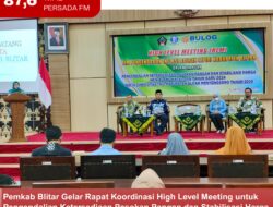 Pemkab Blitar Gelar Rapat Koordinasi High Level Meeting untuk Pengendalian Ketersediaan Pasokan Pangan dan Stabilisasi Harga
