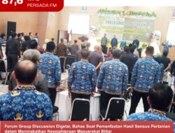 Forum Group Discussion Digelar, Bahas Soal Pemanfaatan Hasil Sensus Pertanian dalam Meningkatkan Kesejahteraan Masyarakat Blitar