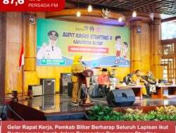 Gelar Rapat Kerja, Pemkab Blitar Berharap Seluruh Lapisan ikut Bertanggung Jawab dalam Percepatan Penurunan Stunting