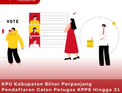 KPU Kabupaten Blitar Perpanjang Pendaftaran Calon Petugas KPPS Hingga 31 Desember 2023