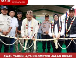 Awal Tahun, 4,74 Kilometer Jalan Rusak di Kecamatan Bakung Dibenahi