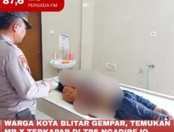 Warga Kota Blitar Gempar, Temukan Mr.X Terkapar di TPS Ngadirejo Kepanjenkidul