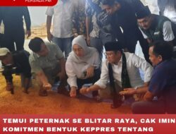 TEMUI PETERNAK SE BLITAR RAYA, CAK IMIN KOMITMEN BENTUK KEPPRES TENTANG BUDIDAYA UNGGAS JIKA TERPILIH