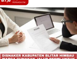 Disnaker Kabupaten Blitar Himbau Warga Gunakan Jalur Resmi Untuk Bekerja di Luar Negeri