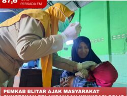 Pemkab Blitar Ajak Masyarakat Sukseskan Pelaksanaan Imunisasi Polio Anak 2024