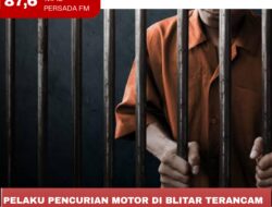 Pelaku Pencurian Motor di Blitar Terancam Hukuman 7 Tahun Penjara