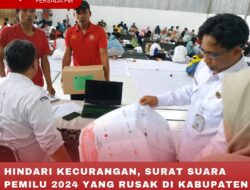 HINDARI KECURANGAN, SURAT SUARA PEMILU 2024 YANG RUSAK DI KABUPATEN BLITAR AKAN DIMUSNAHKAN