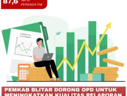 Pemkab Blitar Dorong OPD untuk Meningkatkan Kualitas Pelaporan Keuangan