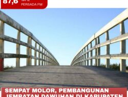 Sempat Molor, Pembangunan Jembatan Dawuhan di Kabupaten Blitar Terus Dikerjakan