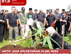 Aktif Jaga Kelestarian Alam, Desa Karangrejo, Garum Deklarasi Ngaji Tani dan Tanam Pohon Bambu