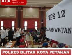 Polres Blitar Kota Petakan 20 TPS Rawan Konflik
