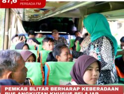 Pemkab Blitar Berharap Keberadaan Bus Angkutan Khusus Pelajar Meningkatkan Keselamatan
