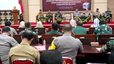 Persiapan Pemilu 2024, Pemkab Blitar Gelar Rapat Koordinasi bersama Forkopimda di Kanigoro