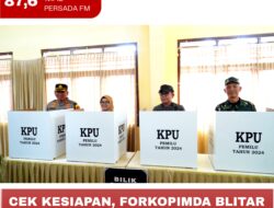 Cek Kesiapan, Forkopimda Blitar Tinjau TPS di Kabupaten Blitar