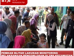Pemkab Blitar Lakukan Monitoring Pelaksanaan Pencoblosan di TPS Kecamatan Garum dan Kanigoro