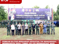 Pemkab Blitar Berharap Kegiatan TNI Manunggal Membangun Desa (TMMD) ke-199 Bermanfaat Bagi Masyarakat