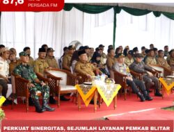 Perkuat Sinergitas, Sejumlah Layanan Pemkab Blitar Ikut Meramaikan Pembukaan TMMD di Wonotirto