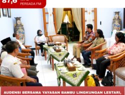 Audensi bersama Yayasan Bambu Lingkungan Lestari, Pemkab Blitar Bahas Tentang Konservasi Lingkungan