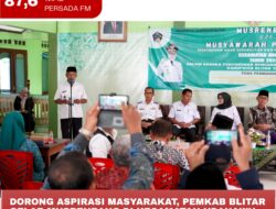 Dorong Aspirasi Masyarakat, Pemkab Blitar Gelar Musrenbang di Kecamatan Udanawu