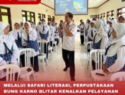 MELALUI SAFARI LITERASI, PERPUSTAKAAN BUNG KARNO BLITAR KENALKAN PELAYANAN PADA SISWA MTSN 1 KOTA BLITAR