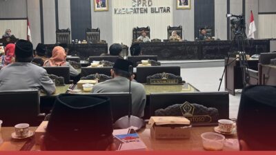 DPRD KABUPATEN BLITAR GELAR RAPAT PARIPURNA DENGAN PEMBAHASAN DUA AGENDA