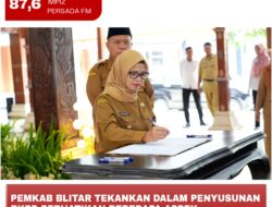 Pemkab Blitar Tekankan Dalam Penyusunan RKPD Perhatikan Beberapa Aspek.