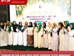 Pemkab Blitar Ajak Para Guru Pendidik Tetap Semangat dalam Mengajar untuk Ciptakan Kenyamanan di Sekolah.