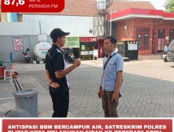 Antisipasi BBM Bercampur Air, Satreskrim Polres Blitar Kota Melakukan Sidak ke Beberapa SPBU